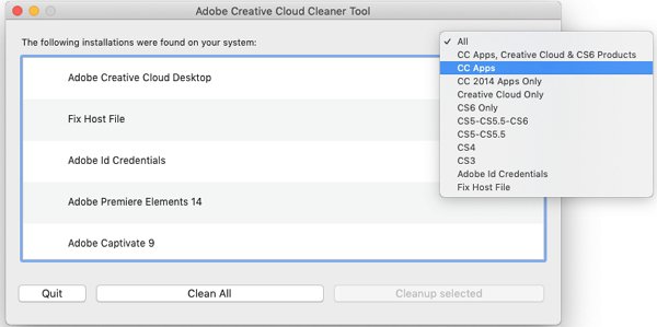 Adobe creative cloud cleaner mac download